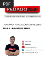 Aula 4 - Lourenço Filho - Slides de Apoio