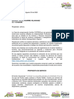 Cotizacion Servicio de Pasadia 904 Brenda Yalile Aguirre Velasquez