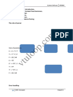 The Role of Parser: System Software 15CS63