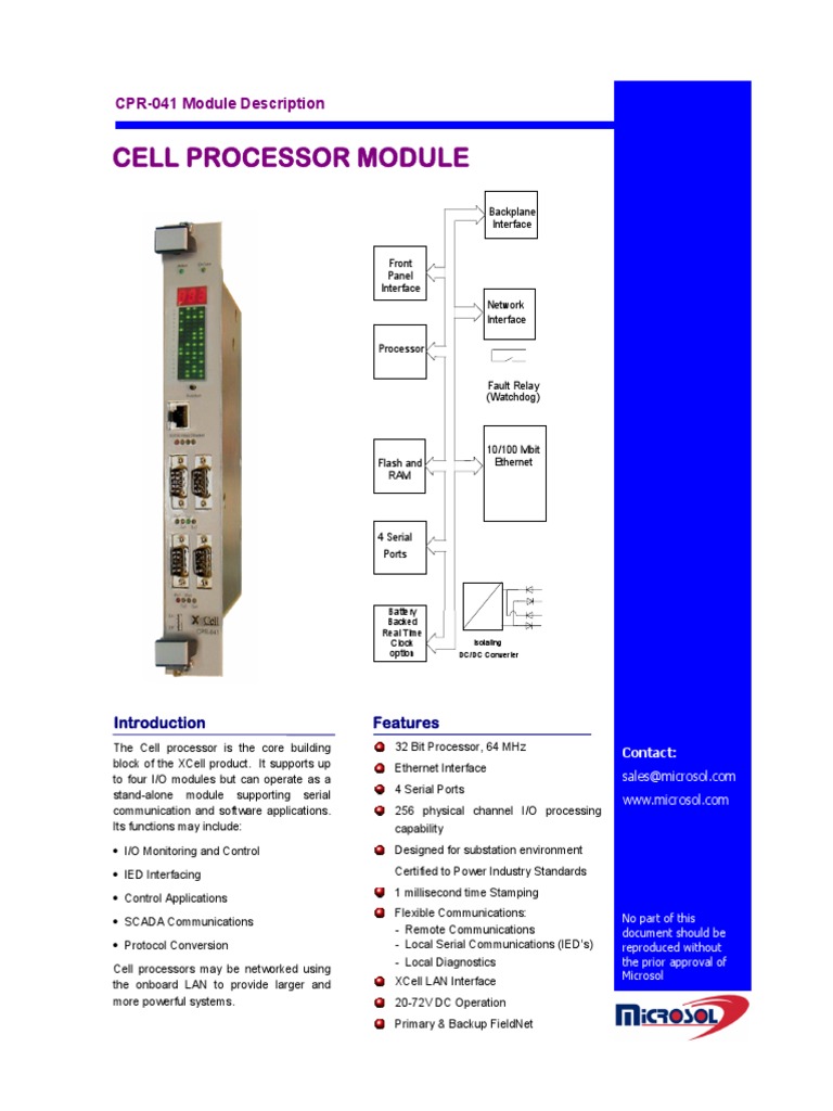 Module Description CPR-041 D 1.0 | PDF | Ip Address | Computer Network