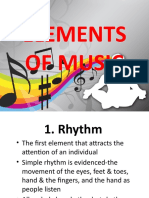 Elements of Music Seminar
