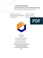 Laporan Praktikum Penetapan Kadar Sampel Metode Titrasi Bebas Air - KElompok 1 - 2-ANK - Kimia Farmasi