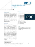 Lectura - Dirección y Oficinas de Proyectos en La Administración Pública