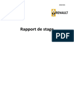 Rapport de Stage de Renault 