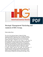 Strategic Management Marketing and Analysis of IHG Group