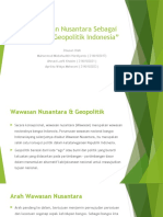 Wawasan Nusantara Sebagai Konsepsi Geopolitik Indonesia