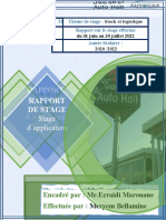 Rapport de Stage Dapplication AUTOCAZ