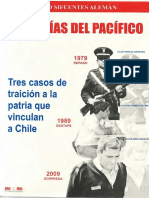 LOS ESPÍAS DEL PACÍFICO - Tres Casos de Traición A La Patria Que Vinculan A Chile (Ítalo Cifuentes Alemán - Edic. Dic. 2009 - PER)