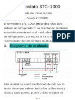 STC 1000 Thermostat User Manual in Spanish