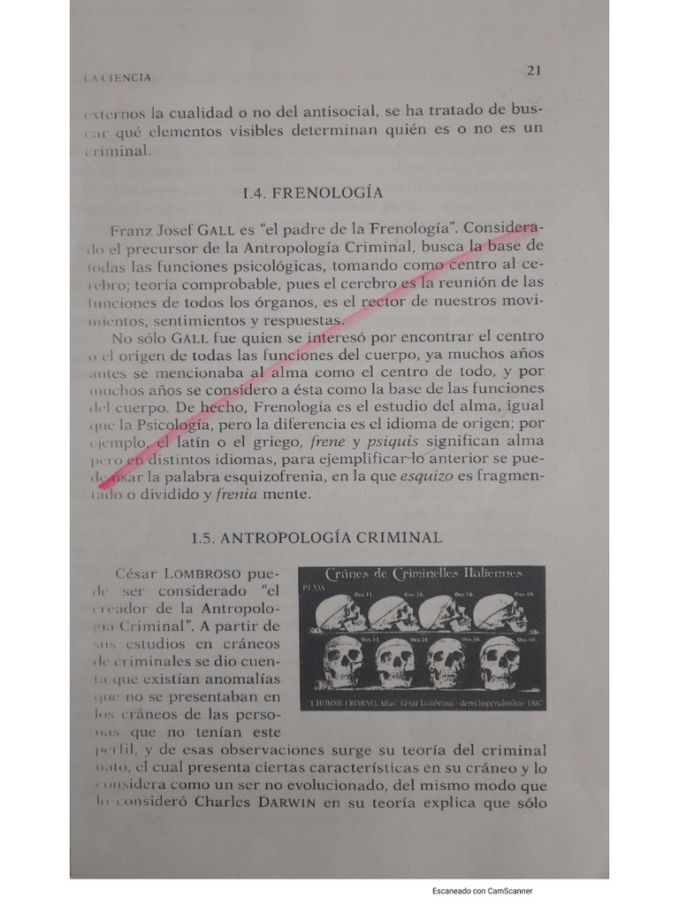 LA ANTROPOLOGÍA CRIMINAL PDF