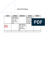 Clase A Clase 15 Al 19 Agosto