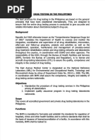 Drug Testing Consent Form Philippines | PDF | Drug Test | Justice