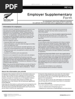 Inz 1113 Employer Supplementary Form