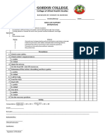 BLS Checklist