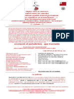 MACN-A021 - Averment of Jurisdiction - Quo Warranto (BEZOS, JEFFREY P CHAIR AMAZON .COM) From John Johnny Easley en Capitis Diminutio Nolo