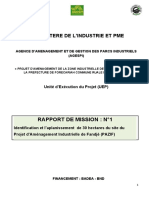 RAPPORT 1 DE MISSION - Projet PAZIFG