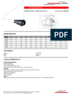 Vlvula Esfera Desmontable Bidireccional Uniblock Roscar