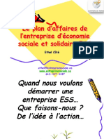 Plan D'affaires de L'entreprise Sociale 1