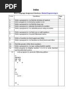 MasterProgramming - in - BCA C Programing Assignment 2021