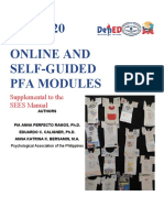 The 2020 Online and Self GuidedPFA Modules - 20200805 - Final