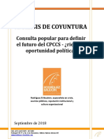 Análisis de Coyuntura - Consulta Popular Definir Futuro CPCCS - Monitoreo Diario de Medios - Comunicación (2018-10-05)