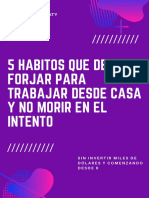 5 hábitos para trabajar desde casa