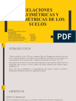 Relaciones gravimétricas y volumétricas de los suelos