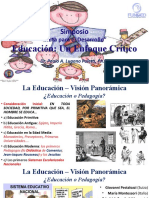 Educación crítica: Enfoque panorámico de la evolución y desafíos del sistema educativo