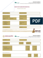 Formato Planeacion Didactica 2.2122