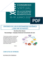 Criterios de Lupus Eritematoso Sistémico