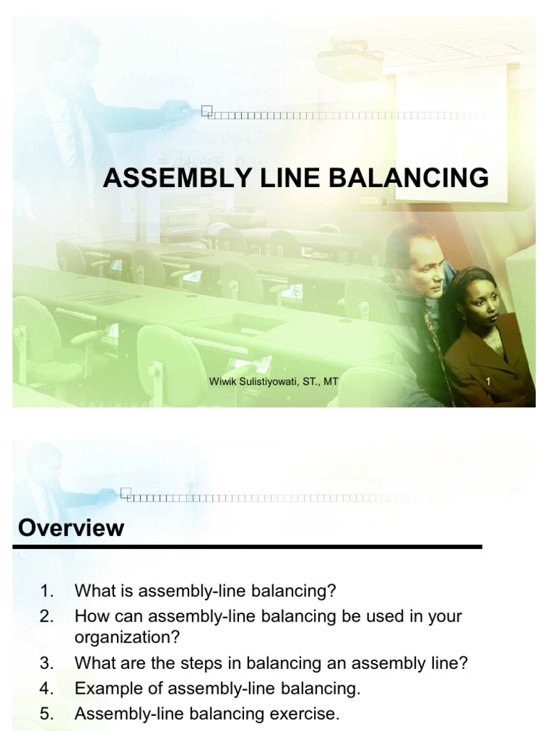 Assembly Line Balancing - Modul 2 | PDF