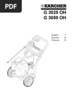 Karcher G3050 Pressure Washer Manual