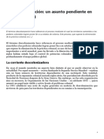 El Derecho A La Autodeterminación y Los Límites A La Independencia