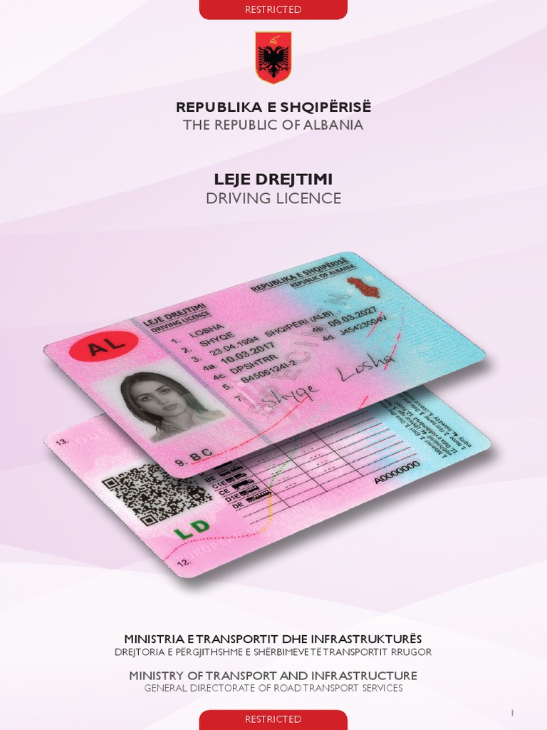 Brochure Specimen Nuovo Modello Patente Di Guida Card PDF