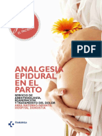 Analgesia Epidural en El Parto para El Paciente