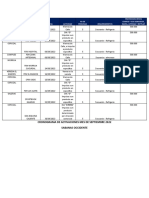 Cronograma de Actividades Septiembre 2022 OCCIDENTE