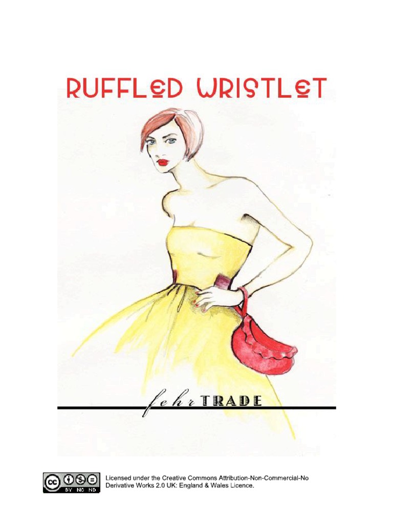 Patterns Print at Homes 000 000 461 Ruffled Wristlet Pattern ...
