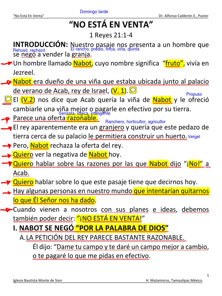 No Esta En Venta Pdf Biblia Salvación