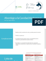 abordaje a la cavidad abdominal