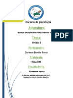 Tarea Numero 5 de Manejo Diciplinario en El Contexto Educativo