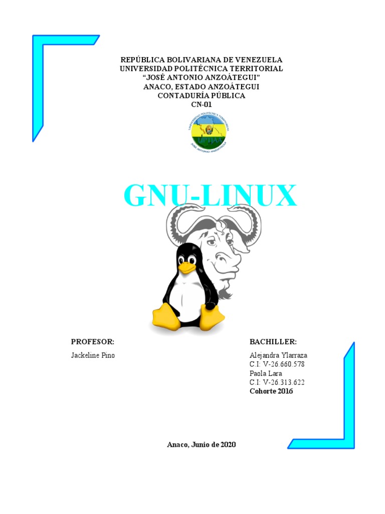 Gnu Linux | PDF | Ñu | Distribución de Linux