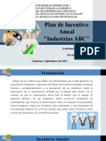 Plan de Incentivo Anual Empresa ABC. Augusto García