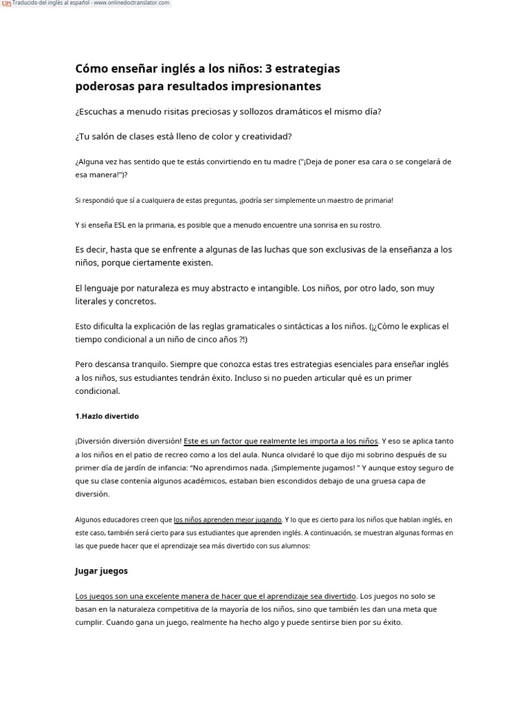 how-to-teach-english-to-children-en-es-pdf-aprendizaje-m-todo