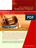 Course Outline LLM Intl Law