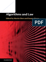 Martin Ebers (Editor), Susana Navas (Editor) - Algorithms and Law-Cambridge University Press (2020)