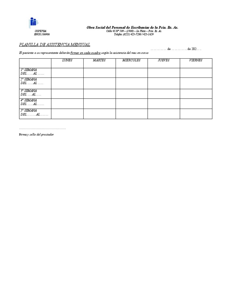 Planilla de Asistencia 2021 | PDF