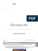 Fast Track Pro: Quick Start Guide