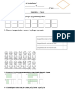 Avaliação DE FRAÇÕES