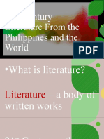 21st Century Literature From The Philippines and The