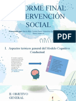 Informe Final de Intervencion Social